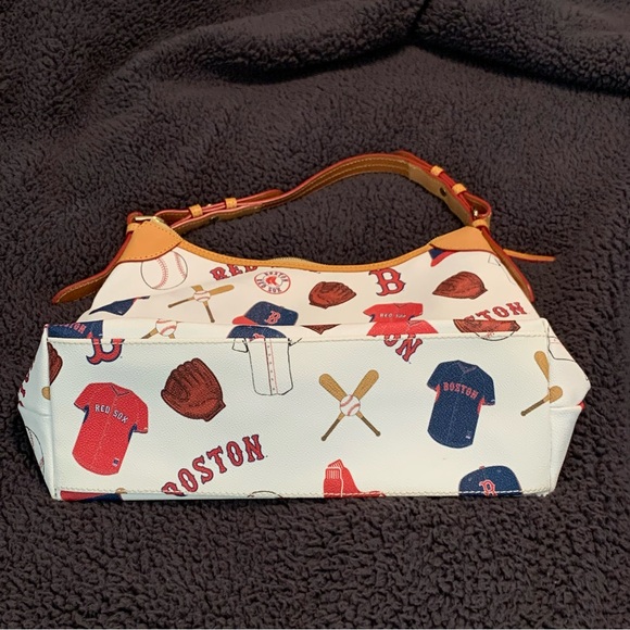 Dooney & Bourke MLB Boston Red Sox Baseball Hobo Bag - Picture 10 of 10